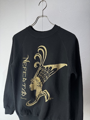 80’s USA Made “NEFERTARI” Egyptian Art Sweatshirt