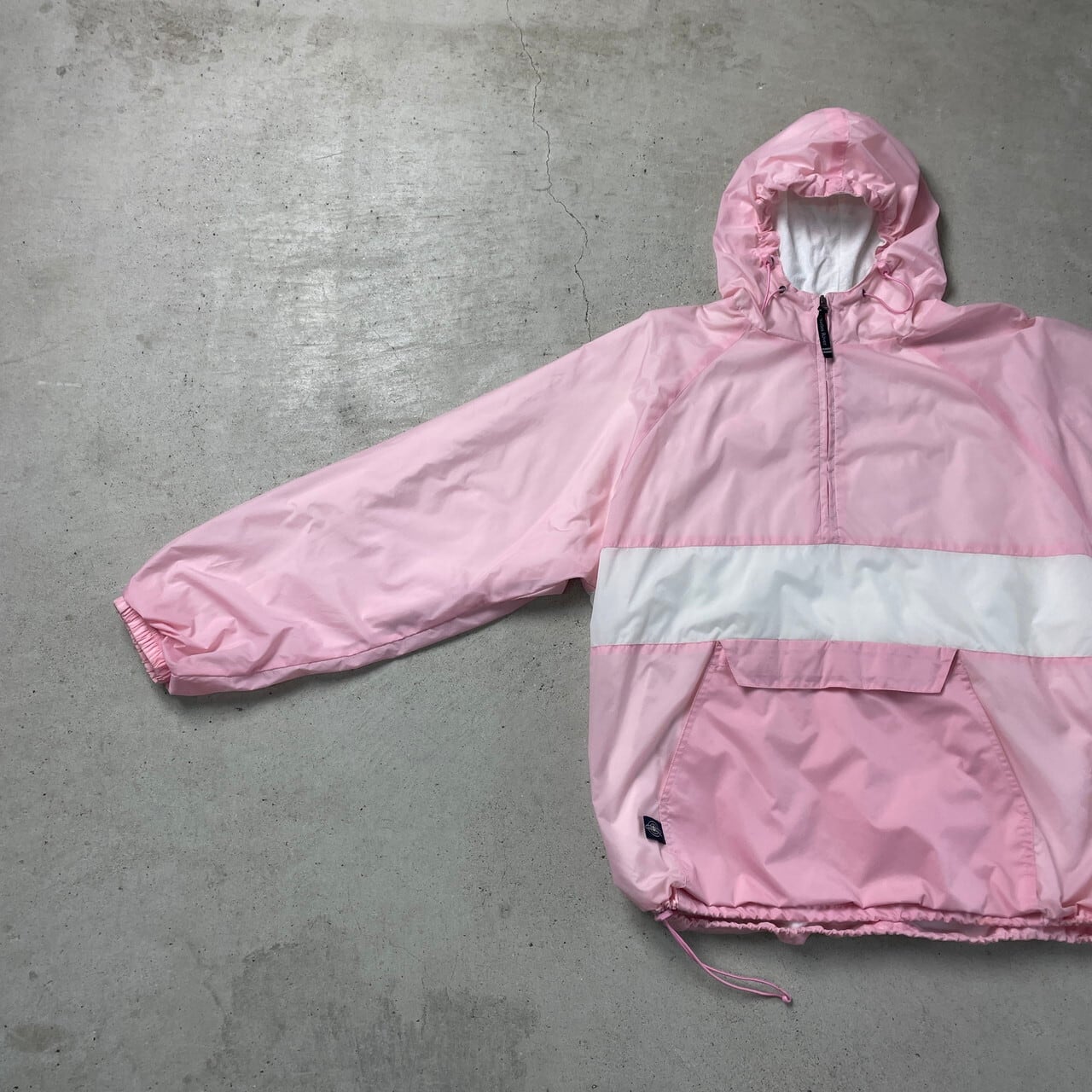 CHARLES RIVER APPAREL アノラックパーカー ハーフジップ メンズL 古着