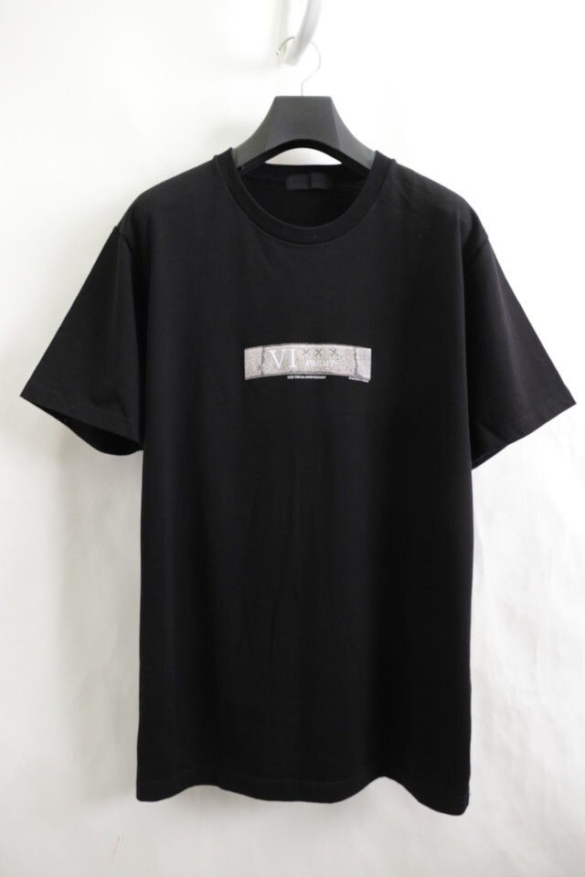 GOD SELECTION XXX FRAGMENT 6TH 24HOUR ORDER TEE BLACK LARGE 35JD5788