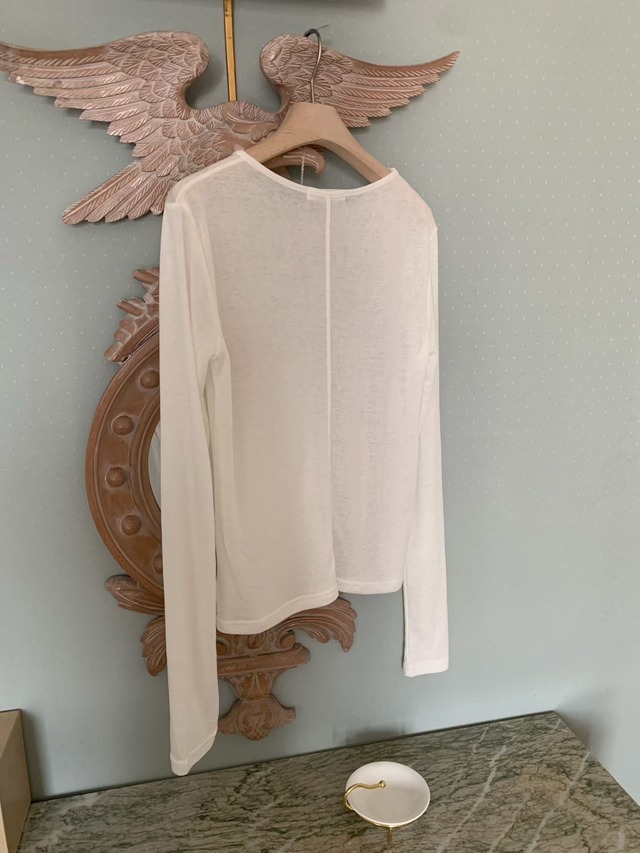 (予約) mellounge  / Tencel cut tee 3color