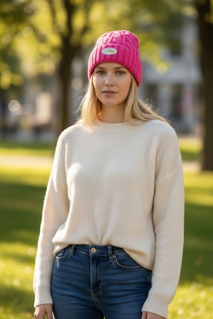 【EVOLVING STYLE】ケーブルニット帽