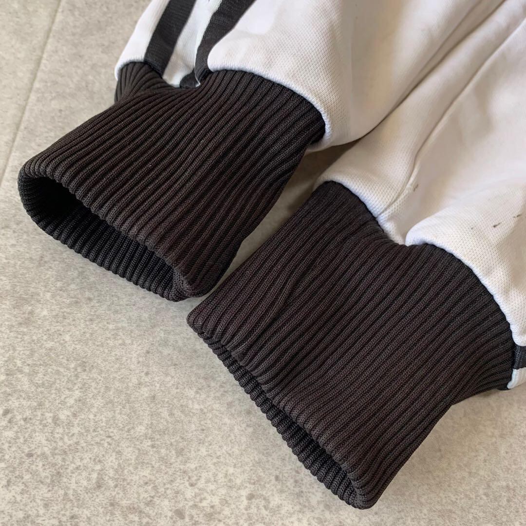 アディダス adidas トラックジャケット 90s ジャージ 白 ホワイト