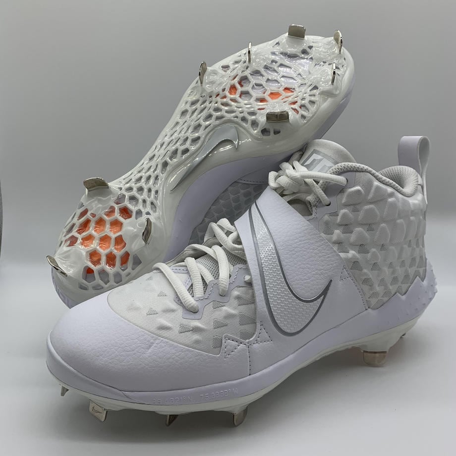 Nike Force Zoom Trout 6 White×White　size28.0cm　ナイキ　スパイク　金具　野球