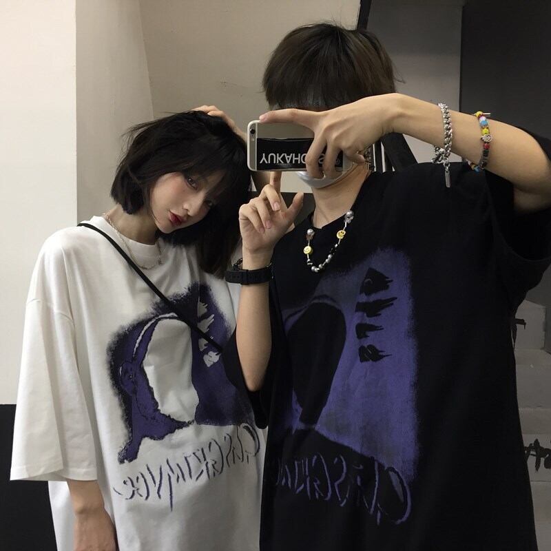 スタイルサマースリーブTシャツ スタンダードレディース半袖 レトロ ハーフスリーブ ストリート 大きめサイズ 夏物 ケッペル64486777141