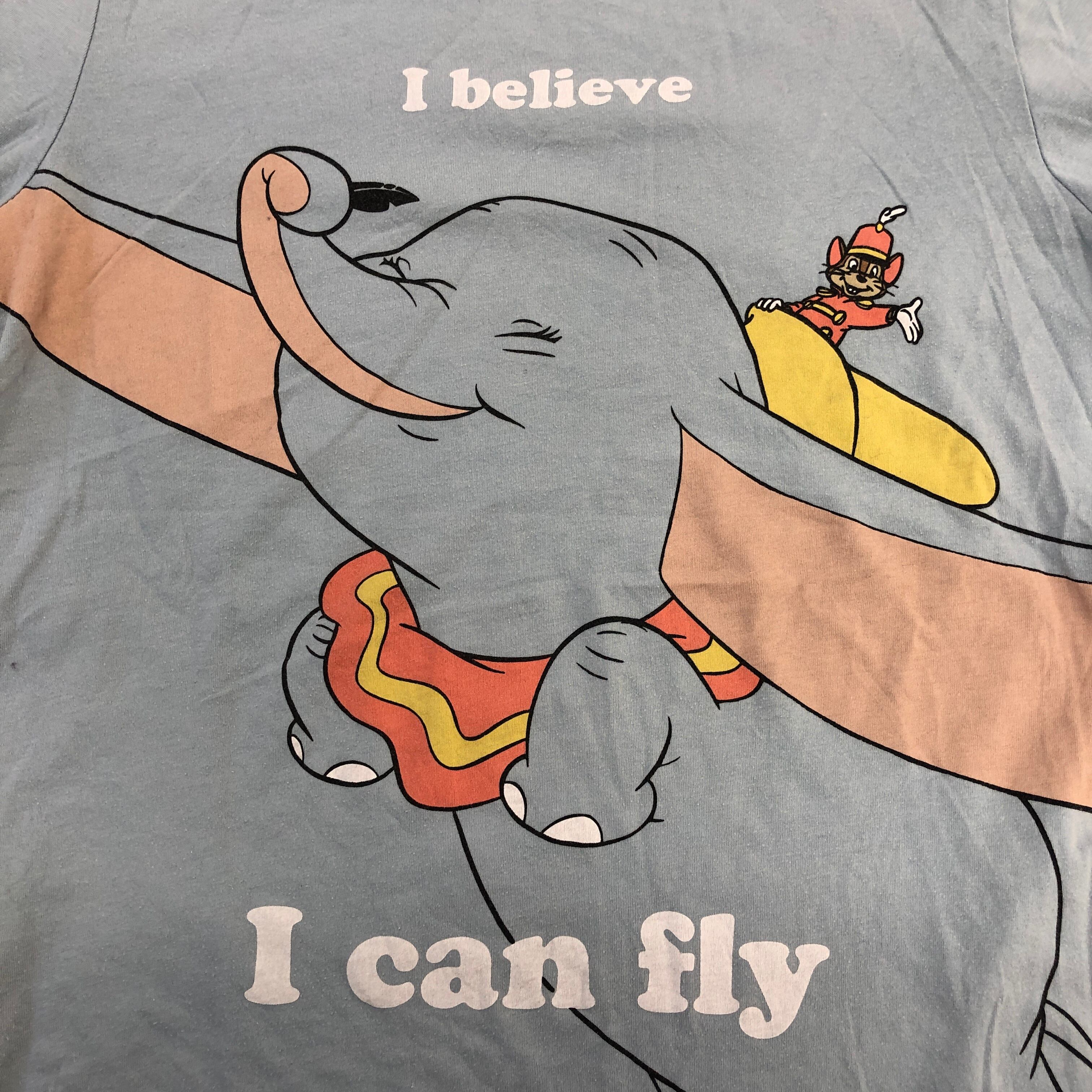M Disney ディズニー Dumbo ダンボ グレー Tシャツ 輸入 古着 | FES 