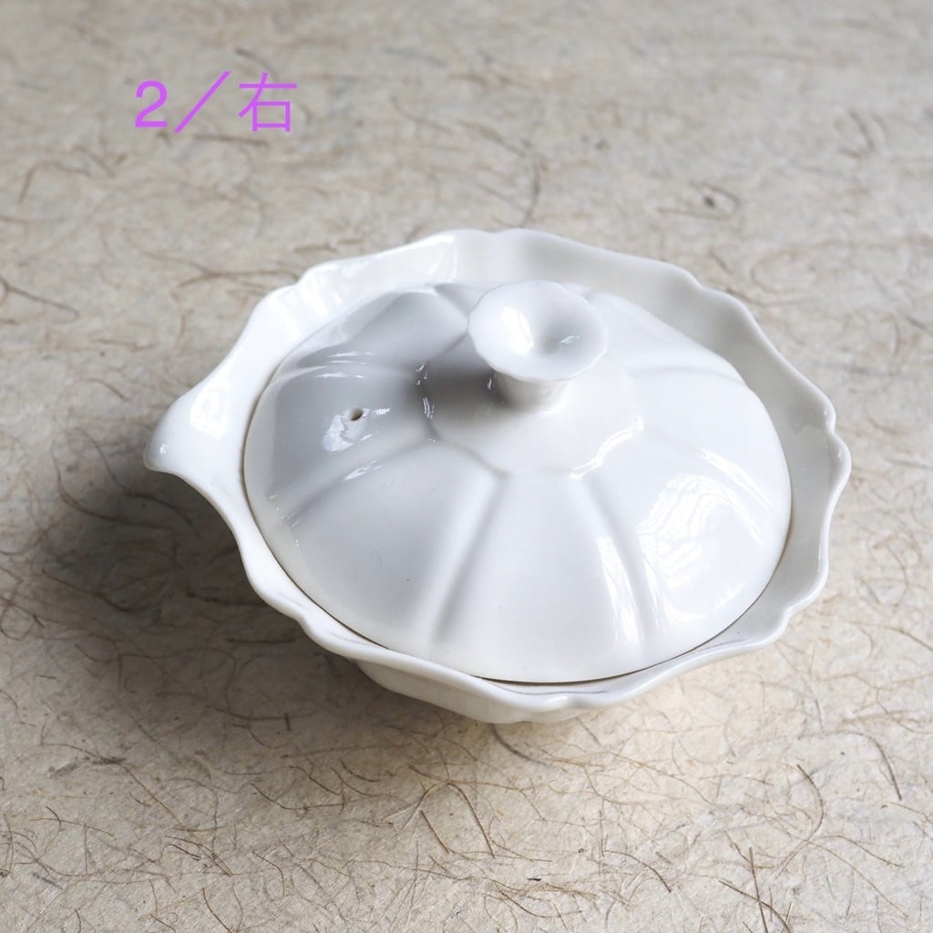 色原 昌希/白磁 八輪宝瓶