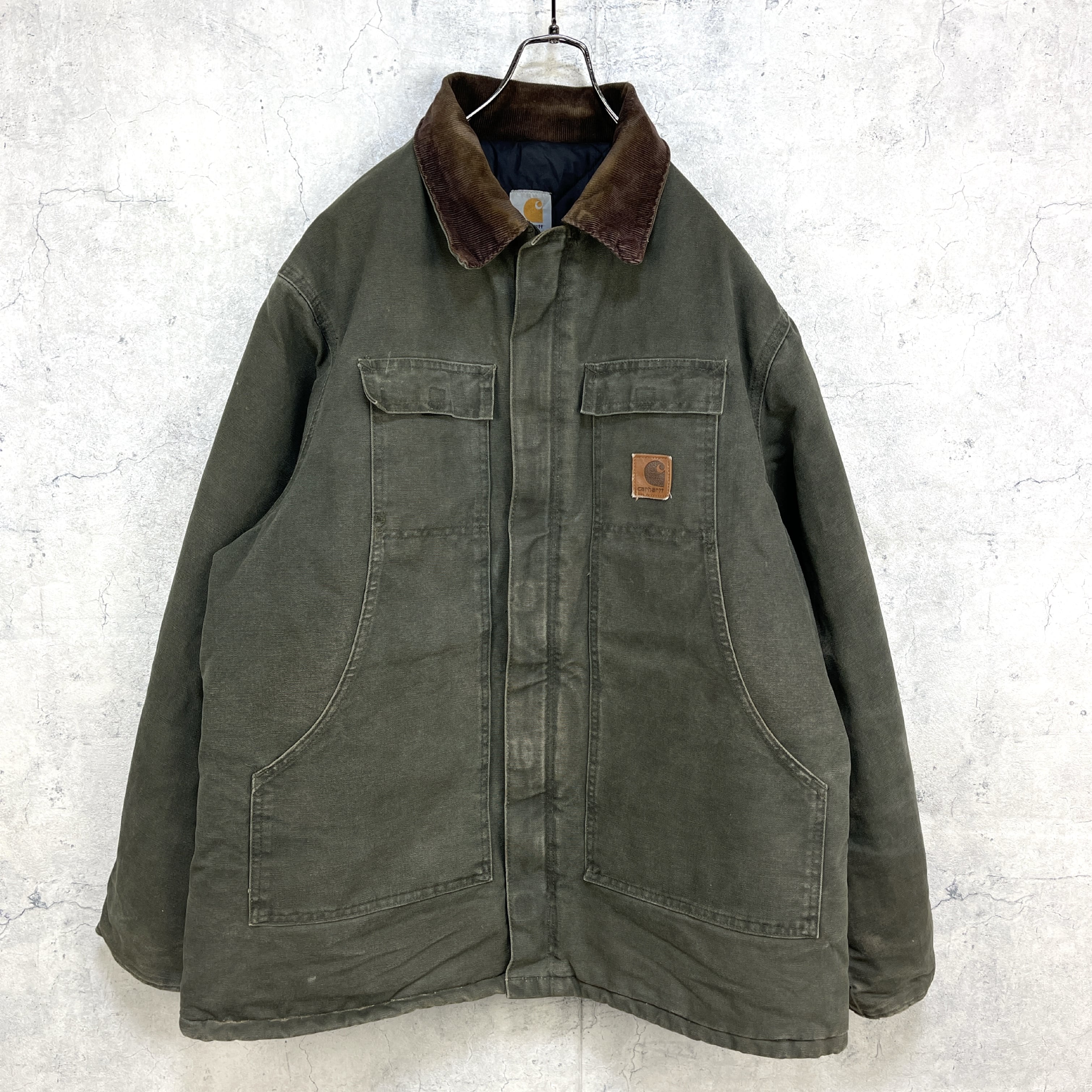 こちらの商品はランクになりますCarhartt カーハート ヴィンテージ ダックジャケット コーデュロイ