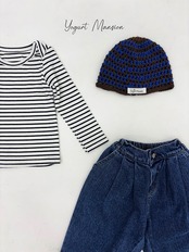 【取寄/韓国直送】Yogurt Mansion　もちもちTシャツ｜秋服｜韓国子供服｜26/AT