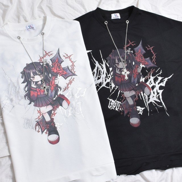 【7/27新着】パンクセーラーGIRLダメージTシャツ