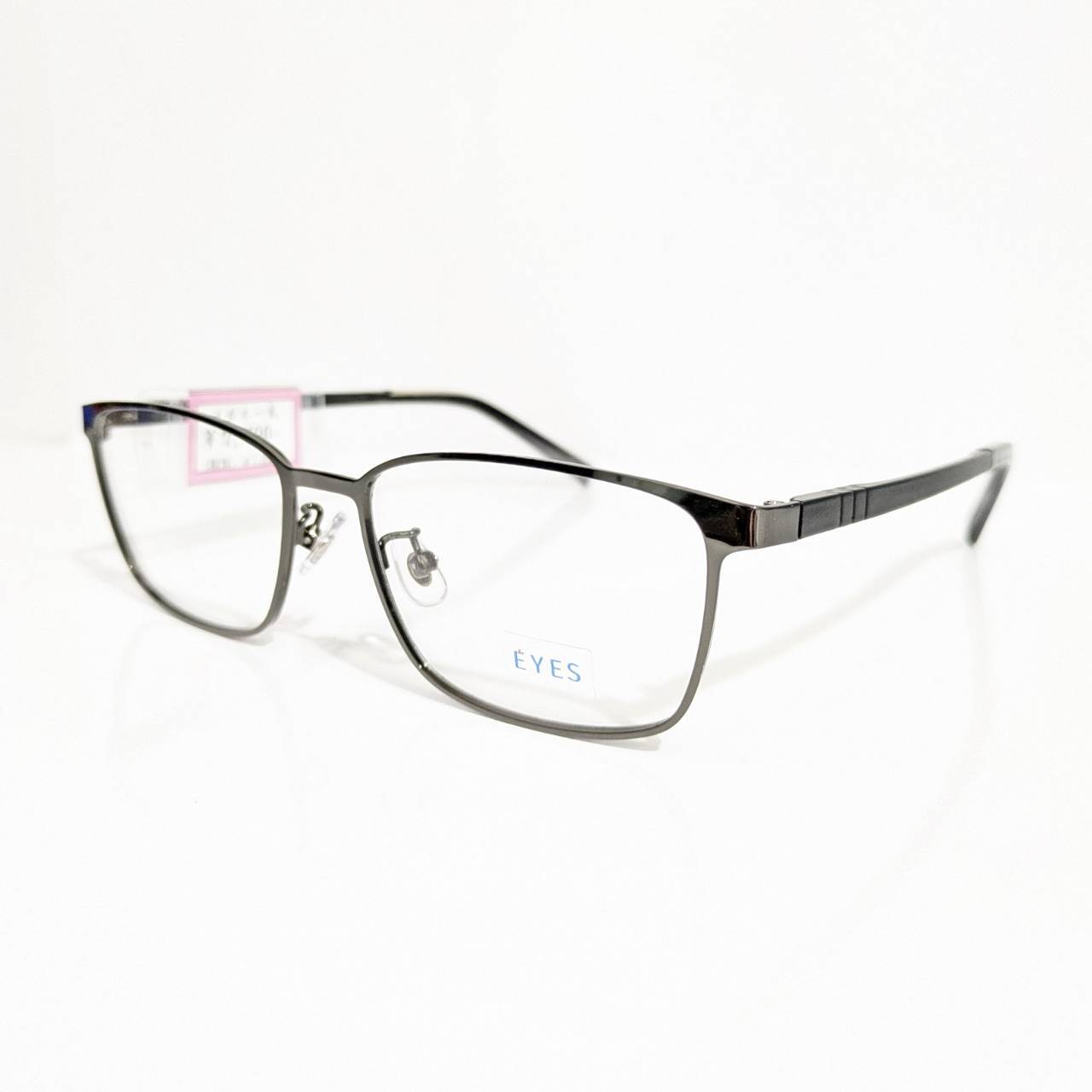 【EYES】スクエアメタルフレーム シルバー