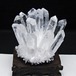 水晶 クラスター 水晶 原石 台座付属 一点物 182-8593