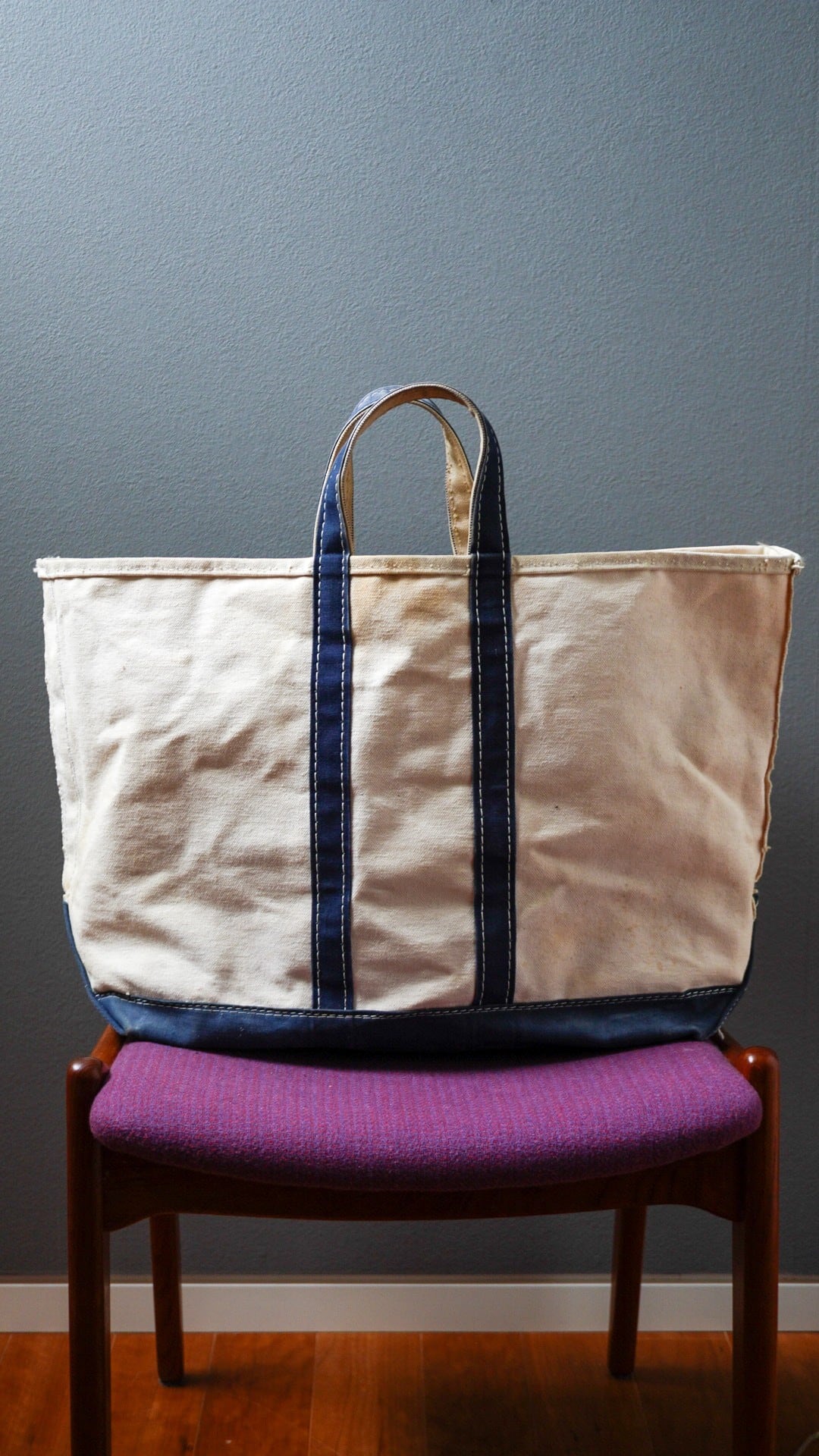 1980s】L.L.BEAN エルエルビーン BOAT AND TOTE キャンバス バッグ