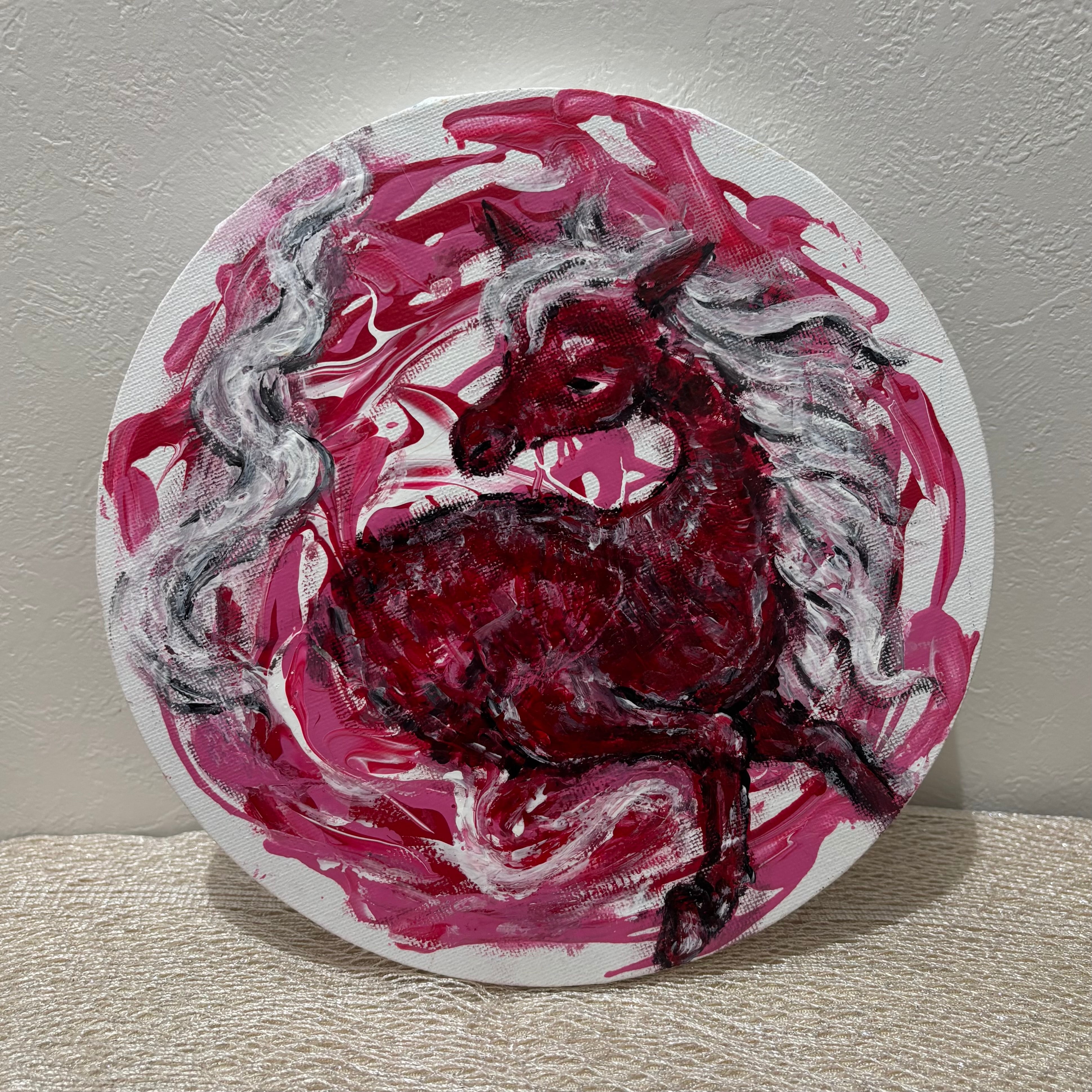 風水絵画】満開桜富士 エナジーアートインテリアA3サイズ額縁付き運気