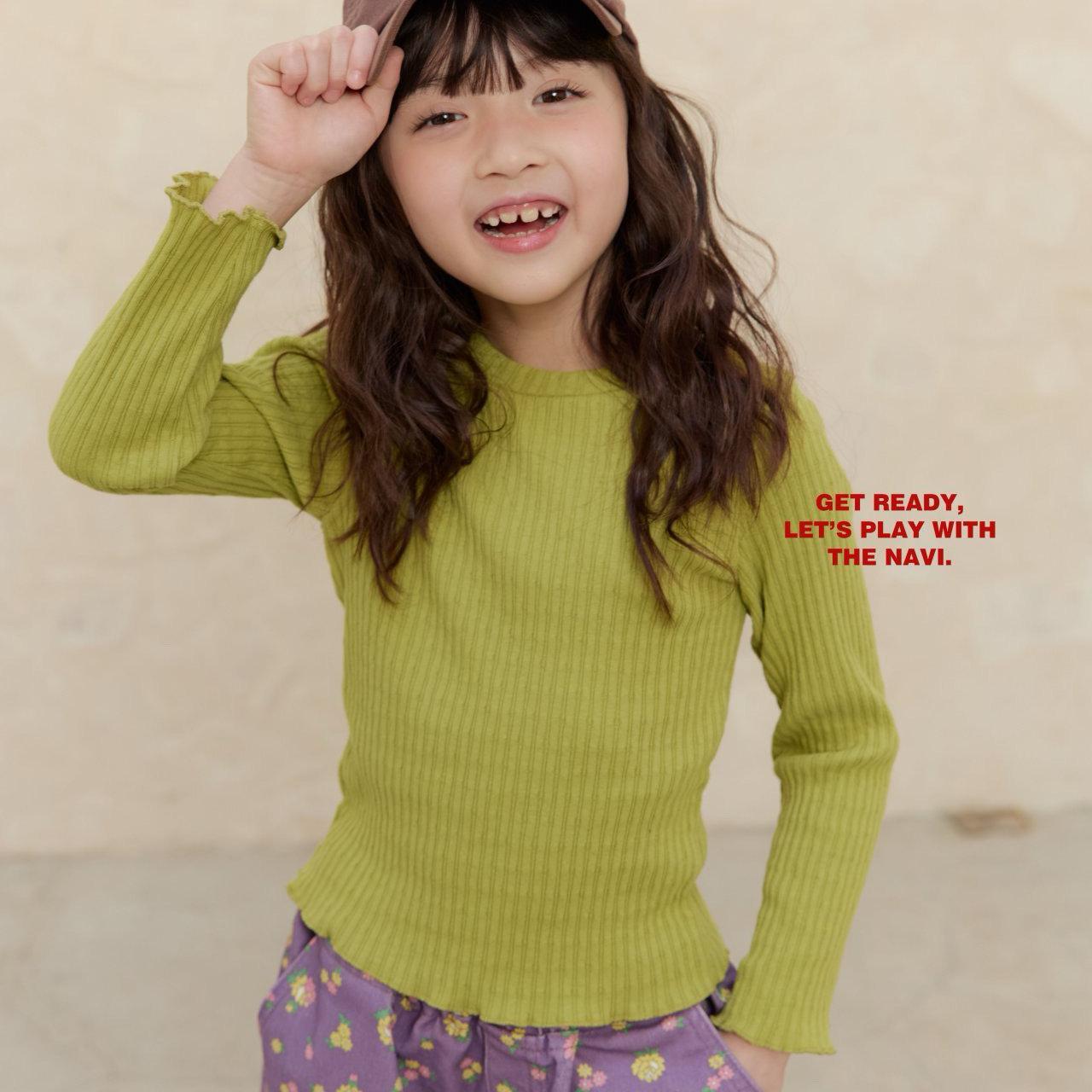 «予約»«ジュニアサイズあり»«navi» メリトップス 2colors