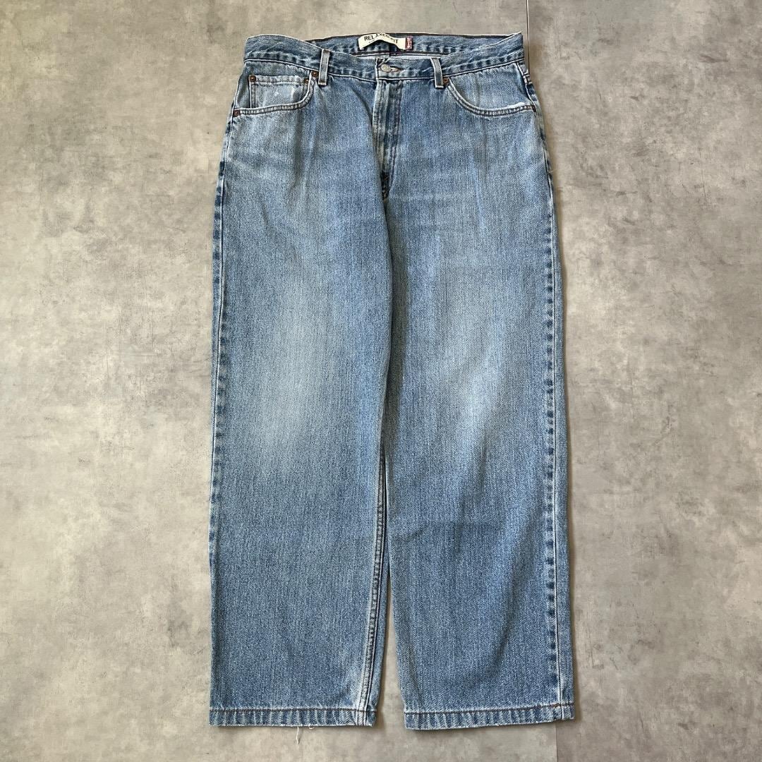 リーバイス550 Levis W36 ブルーデニム 青 00s 古着 17489