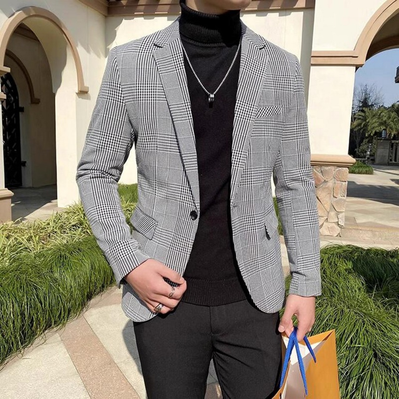 slim fashion suit jacket 00141