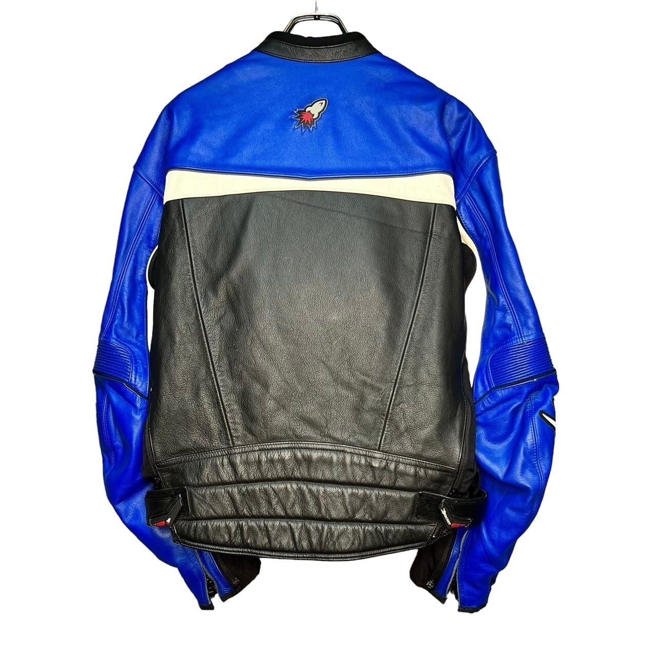 JOE ROCKET ライディングジャケット XL ワッペン フェイクレザー