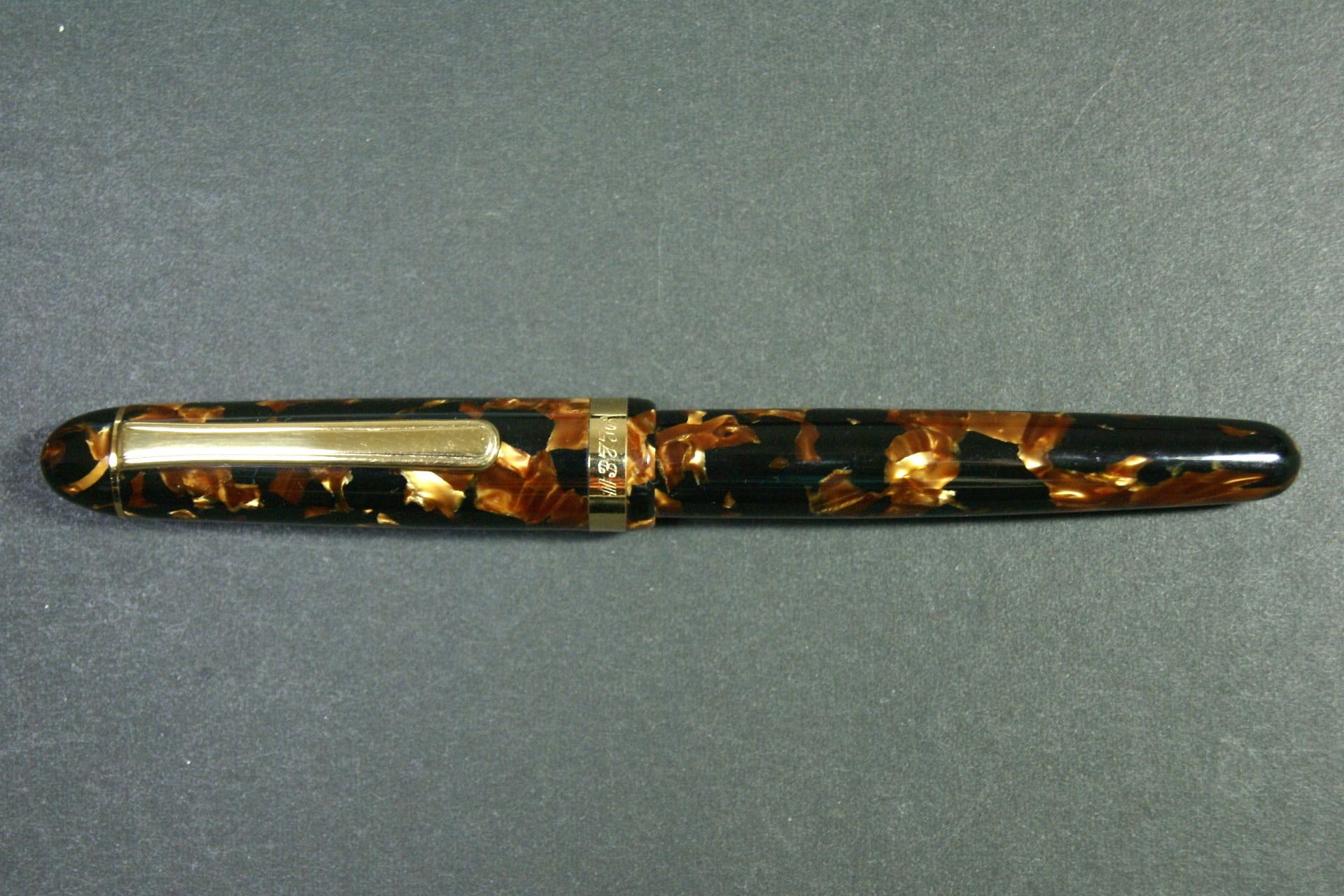 90s プラチナ ＃3776 セルロイド 鼈甲 旧 PLATINUM #3776