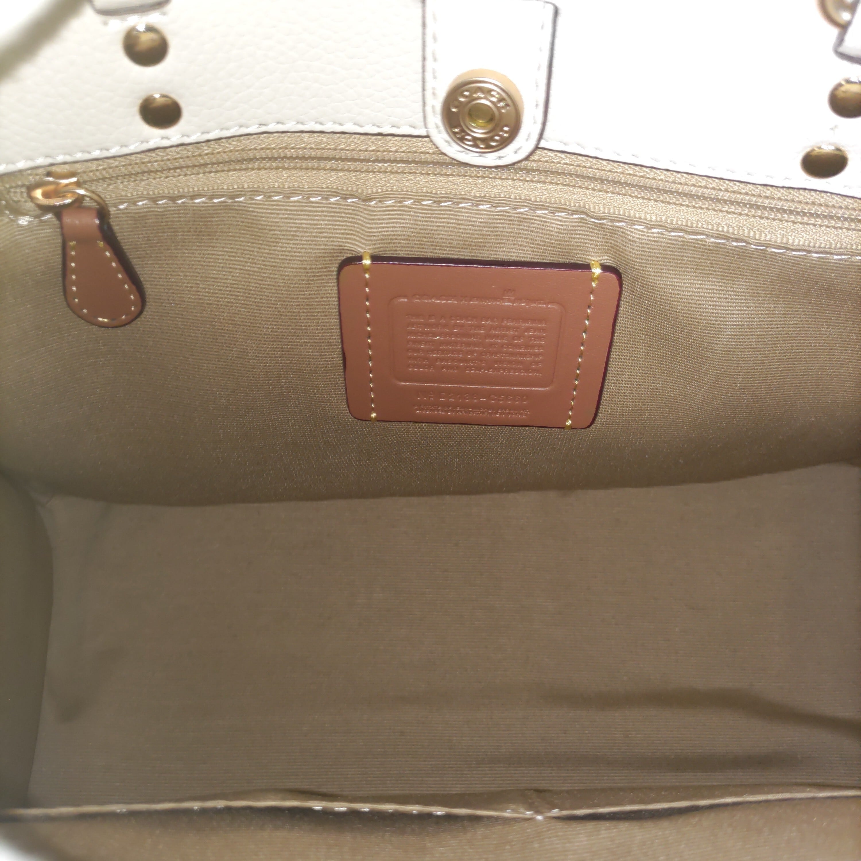 COACH コーチ バスキアコラボ トートバッグ ハンドバッグ アイボリー  