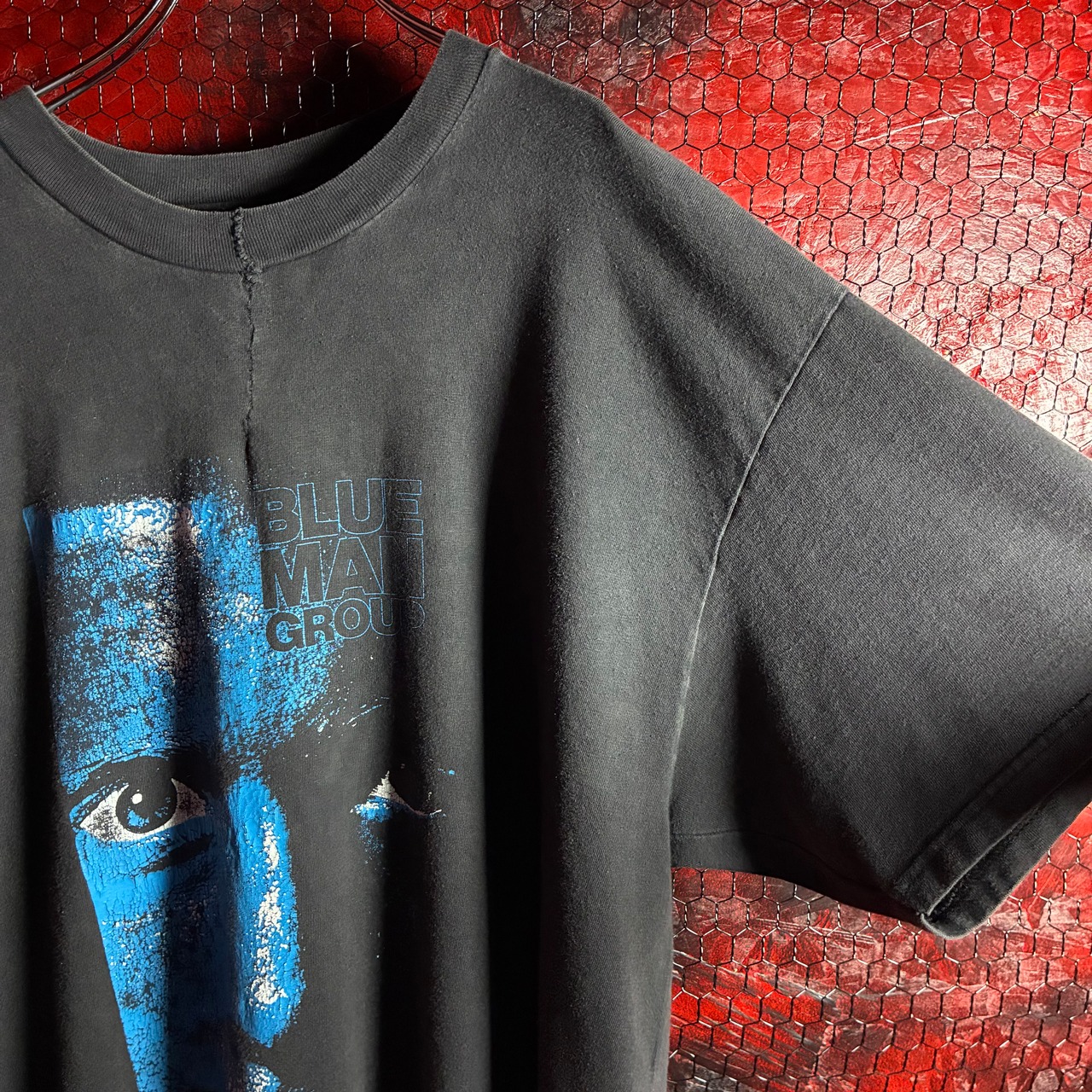 00s Hanes BLUE MAN GROUP ミュージックTシャツ ブルーマン