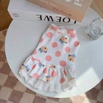 ピンクドット柄ワンピース