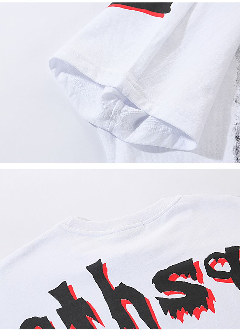 全2色 Tシャツ カットソー プリント カジュアル ストリート 