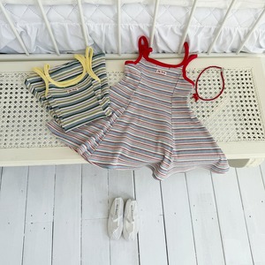 [ELLYMOLLY] Double-strap flare dress / [엘리몰리] 더블끈플레어원피스