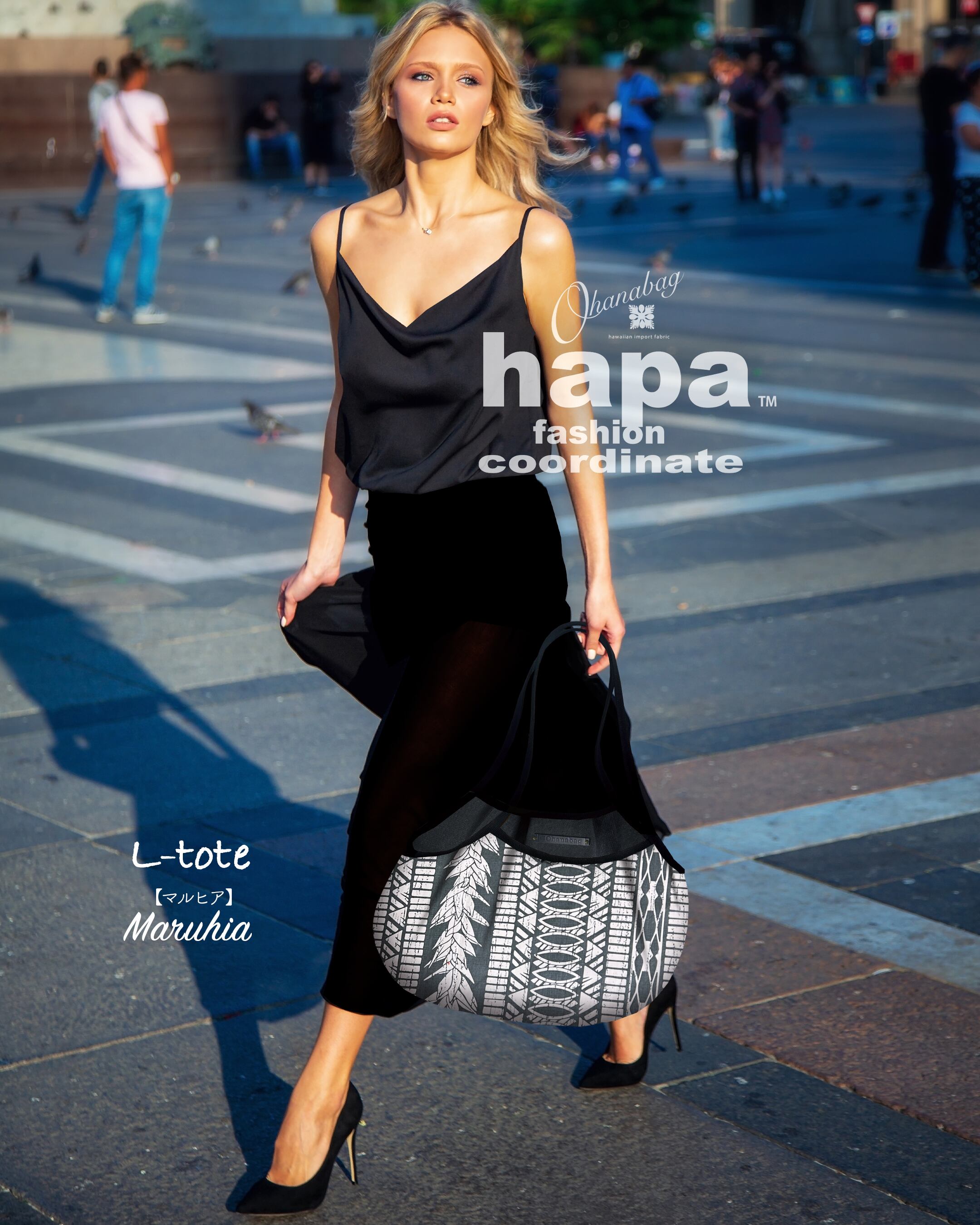 【L-tote・マルヒア】Hawaiian_OhanaBag/L-tote113