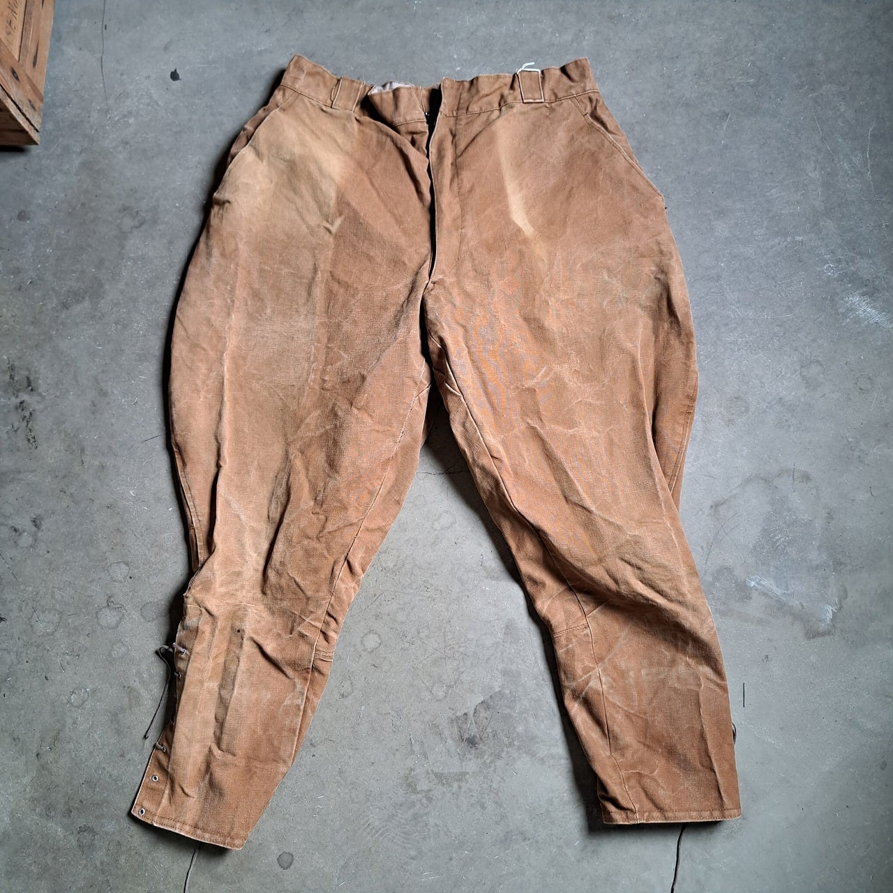 40's~50's フランス ブラウンダック ジョッパーズパンツ used [410050 40's~50's フランス ブラウンダック ジョッパーズパンツ used [410050