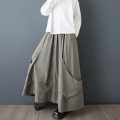 ドローストリング ジップ スカート  00202