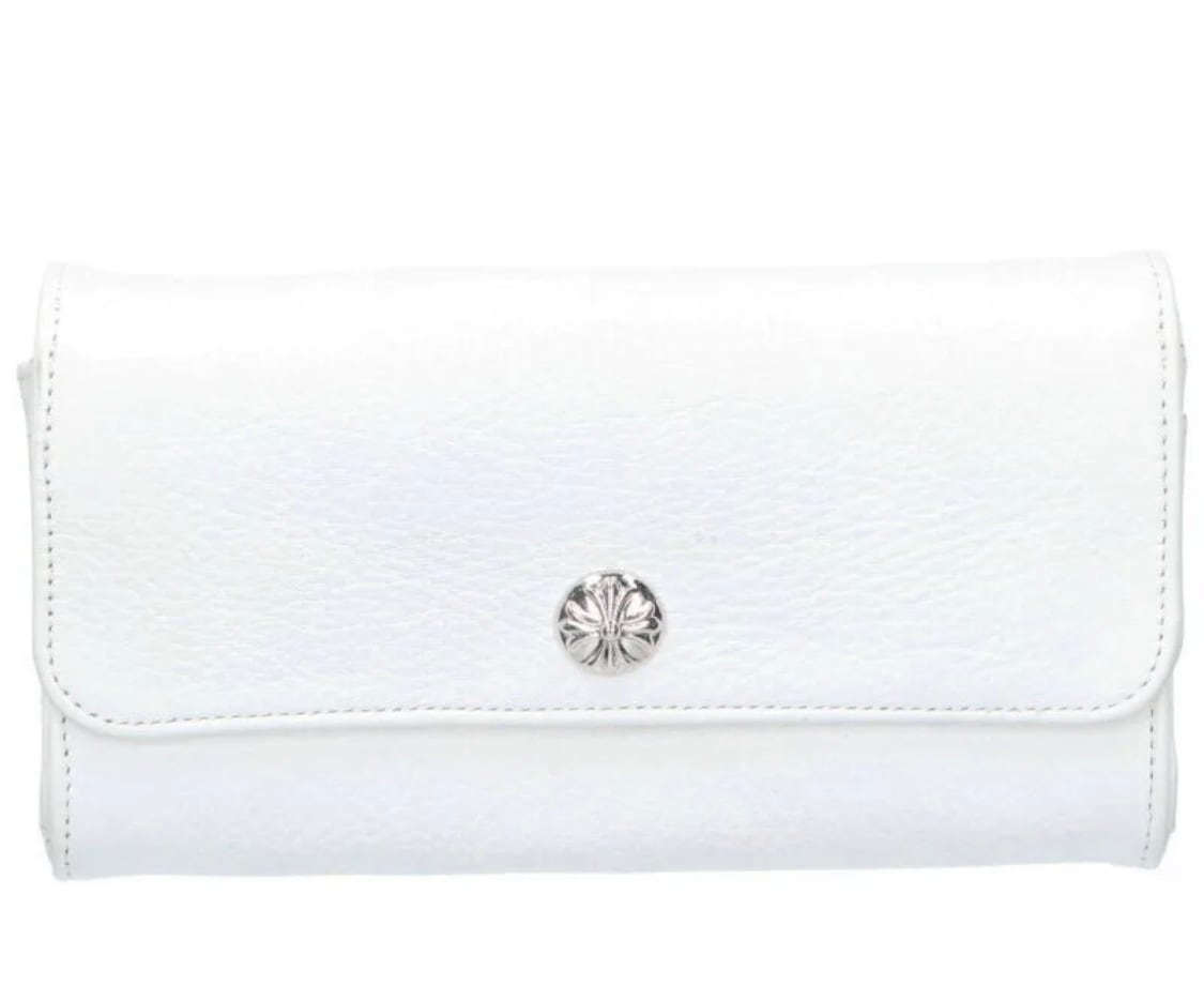 CHROME HEARTS クロムハーツ JUDY ジュディ クロスボタン レザー 