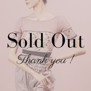 アームスリーブ 刺繍 バレエレオタード