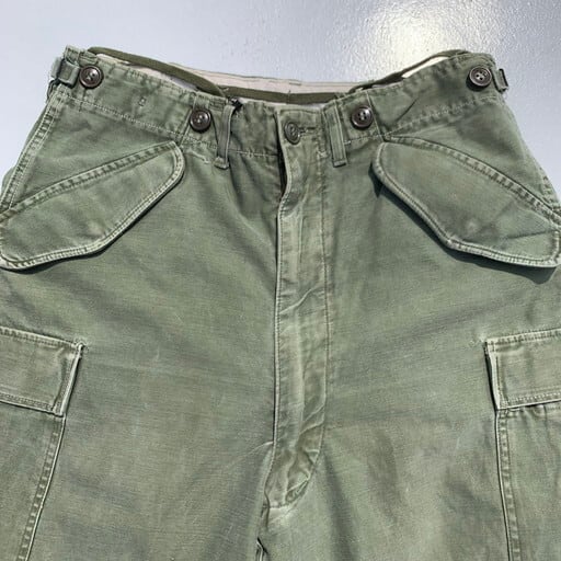 50's U.S.ARMY M-1951 フィールドパンツ M-51 オリーブ REGULAR