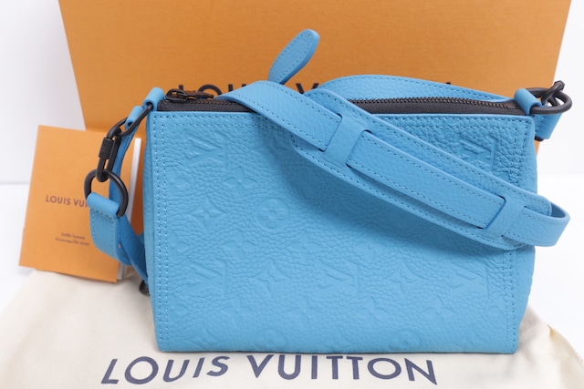 LOUIS VUITTON MIDOSUJI LIMITED TRIANGLE MESSENGER BAG TURQUOISE M55925 1500JJ9651