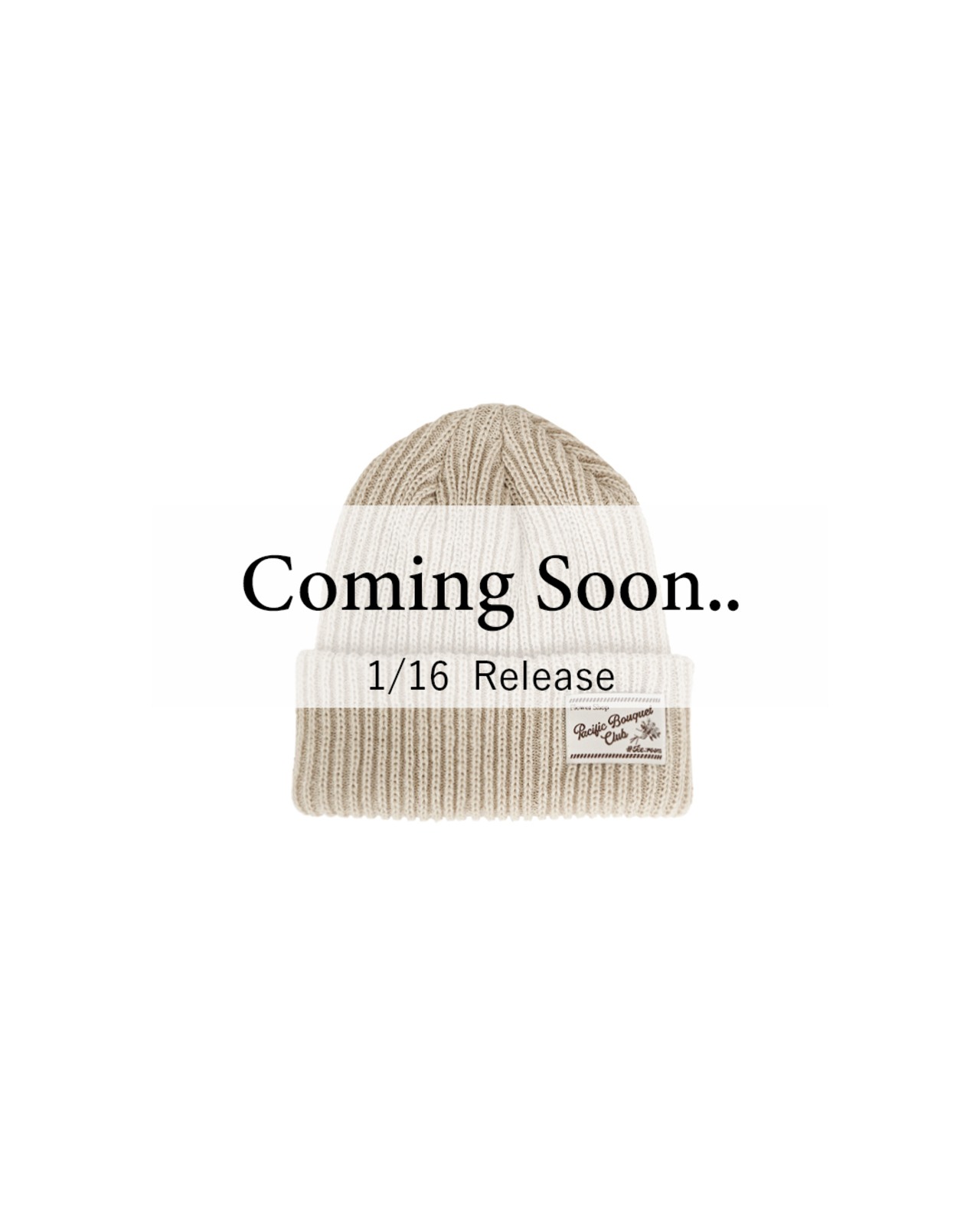 【#Re:room】BOUQUET CLUB COLOR KNIT CAP［REH166］