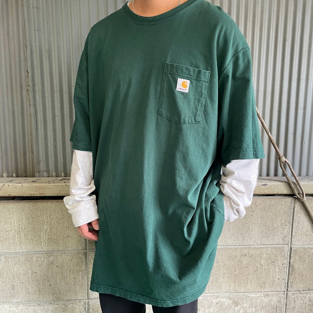 スーパービッグサイズ Carhartt カーハート ワンポイントロゴ ...