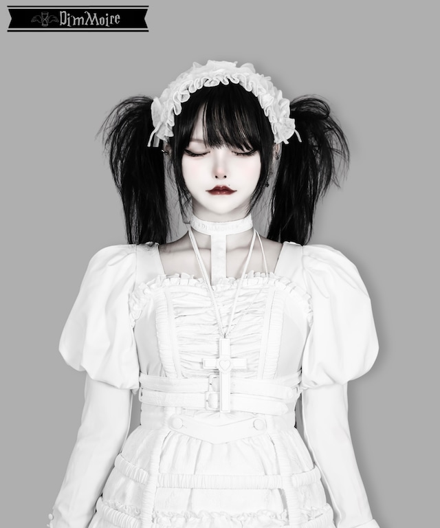 HeartCore十字架ペンダント【White】