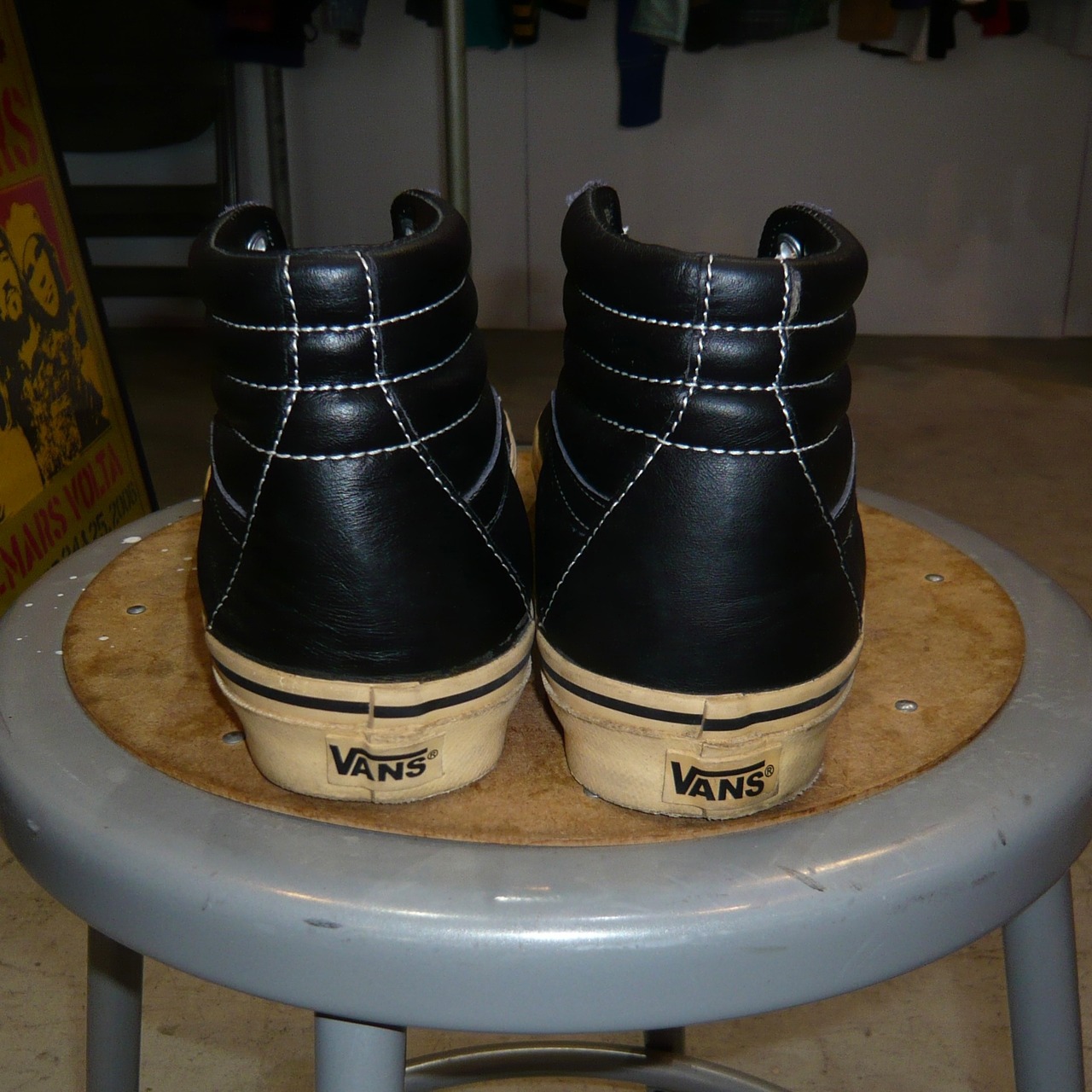 00s VANS SK8-HI レザー US8.5