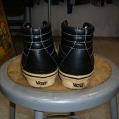 00s VANS SK8-HI レザー US8.5