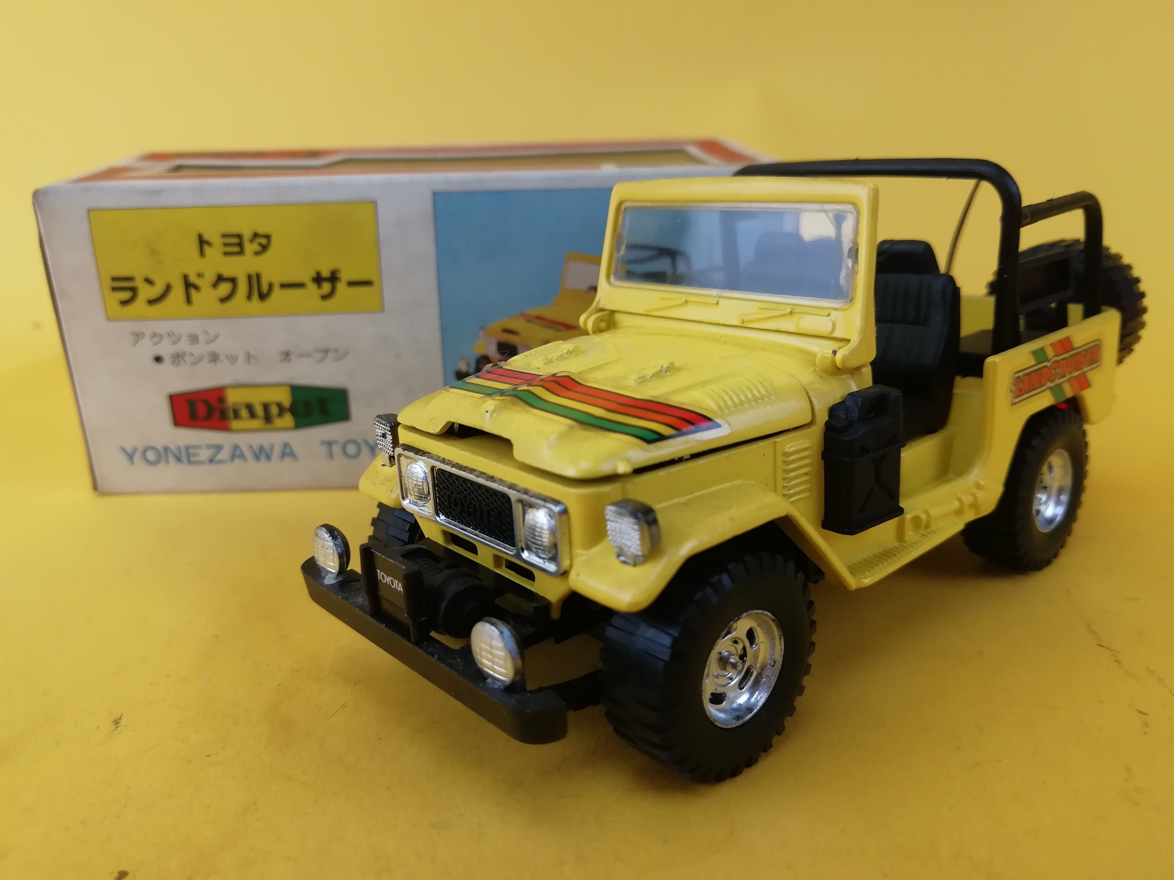 ダイヤペット 1/30 ヨネザワのミニカー T-100 トヨタ ランドクルーザー | トイズキング レトロ館 powered by BASE