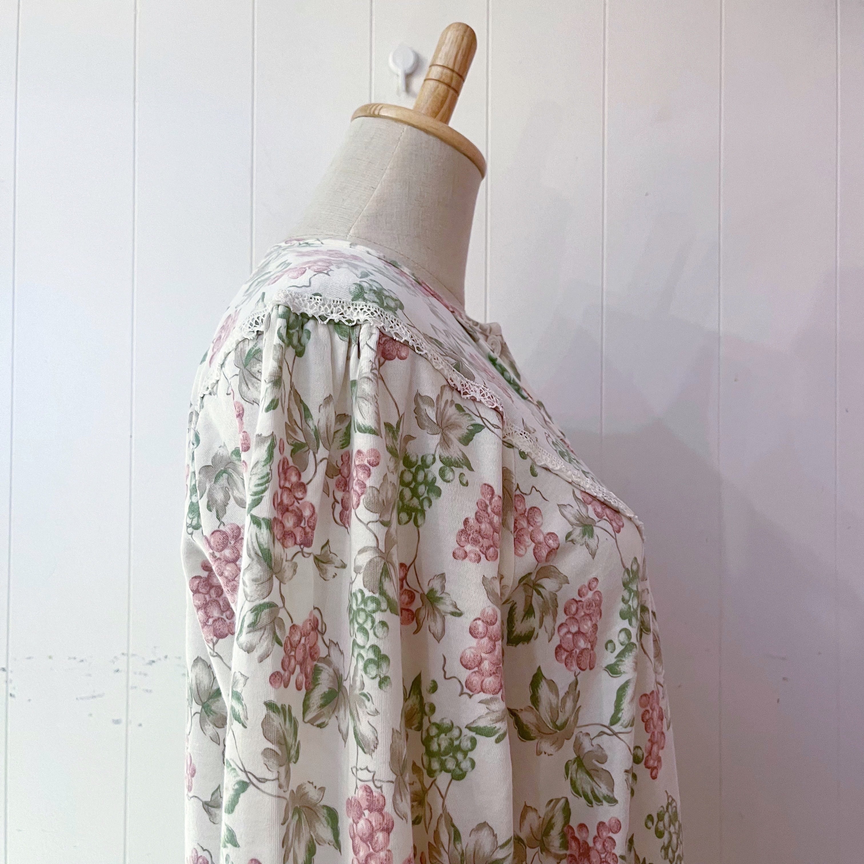 grape leaf neglige one-piece | almond poodle