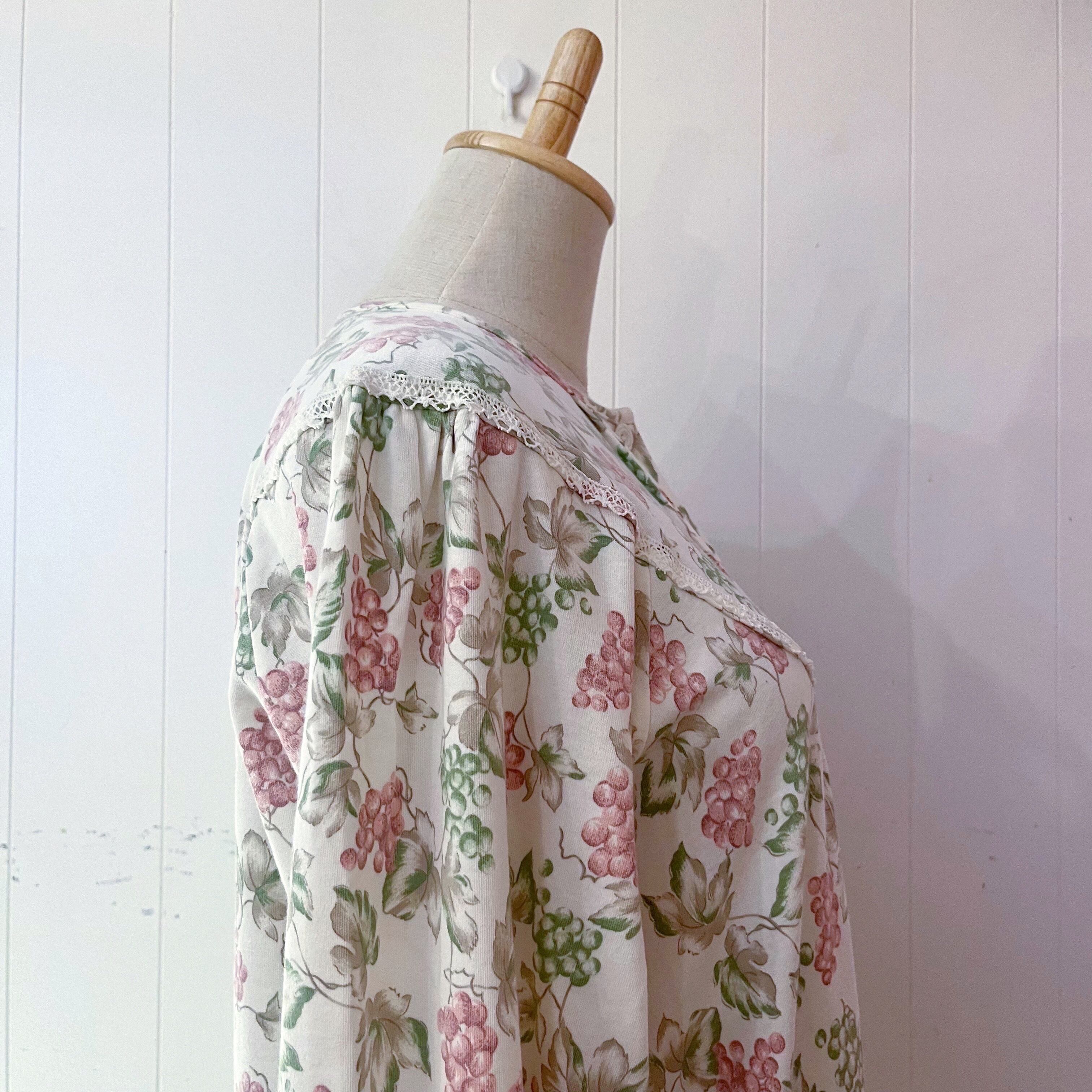 grape leaf neglige one-piece