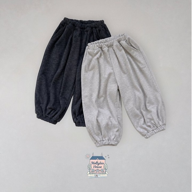 【取寄】mollybin｜willow wide pants｜ウィローワイドパンツ｜XS-JS｜kids&jr｜26 autumn
