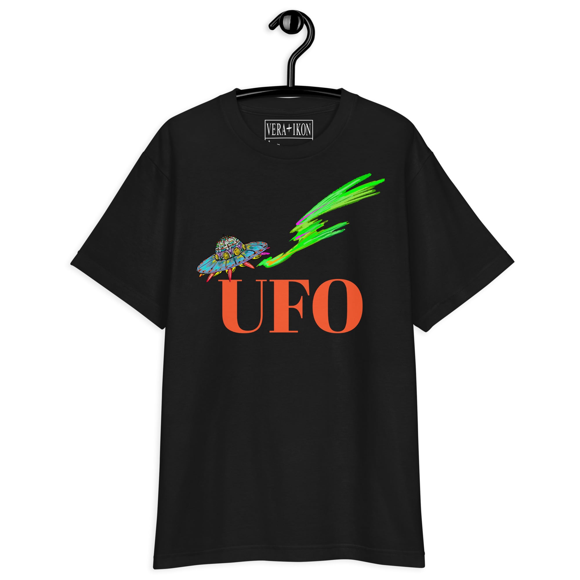 UFO Tシャツ ブラック | veraikon
