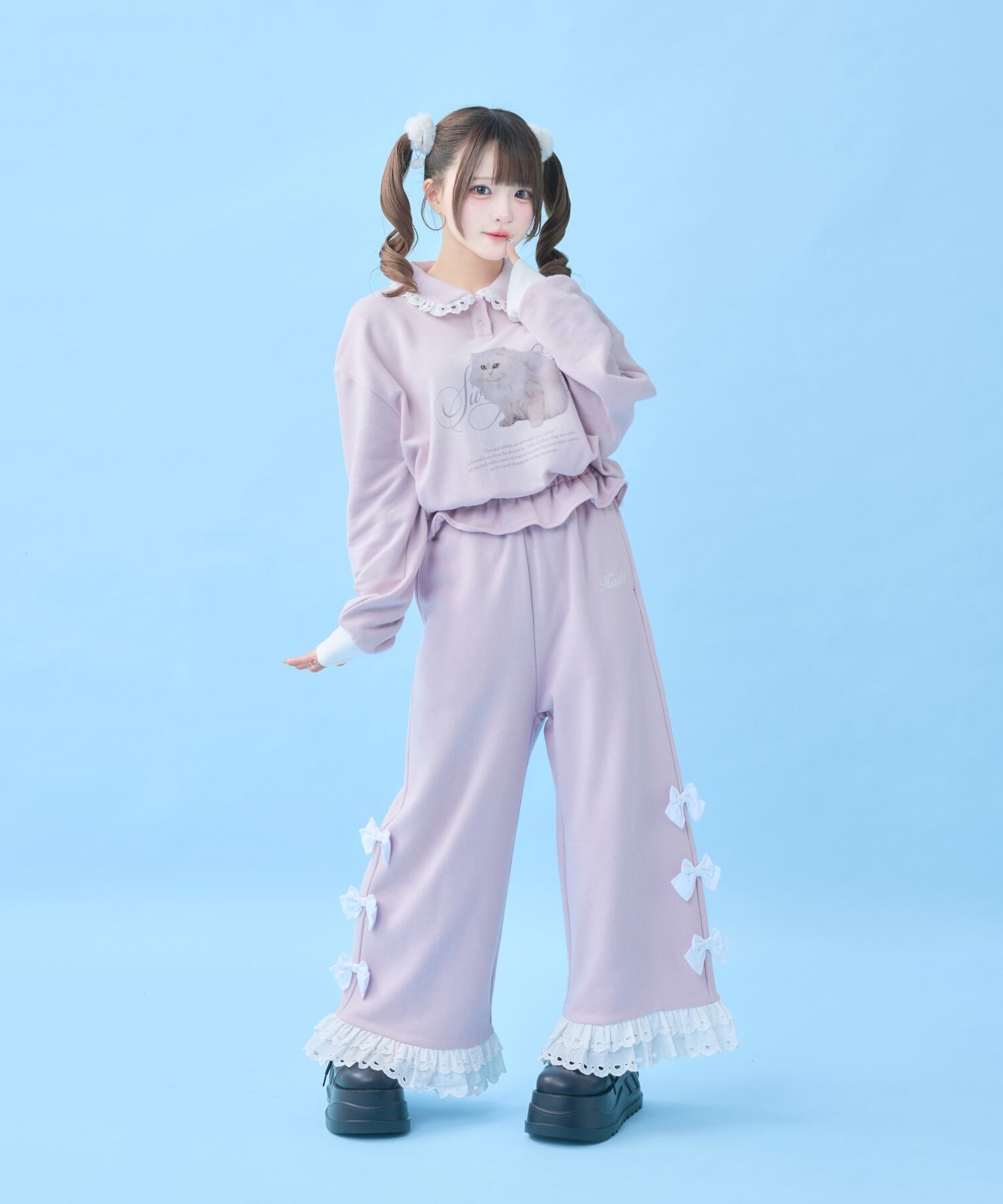 ねこらぶ♡襟つきレースSWT | Hauls