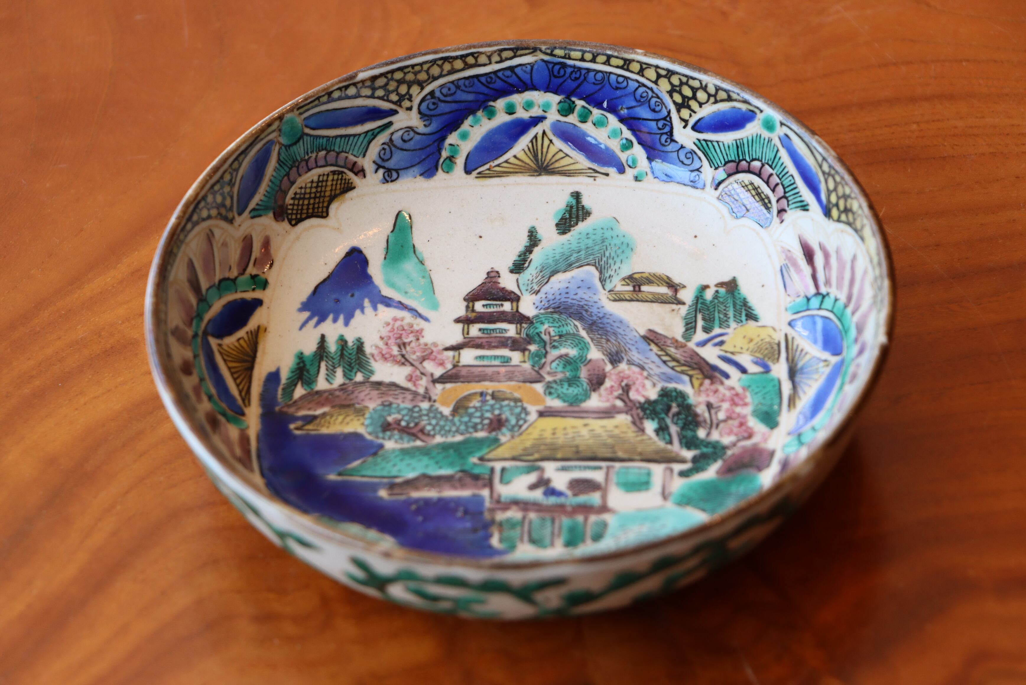 九谷焼き 大鉢 直径約30センチ 高さ約10センチ 【公式通販】