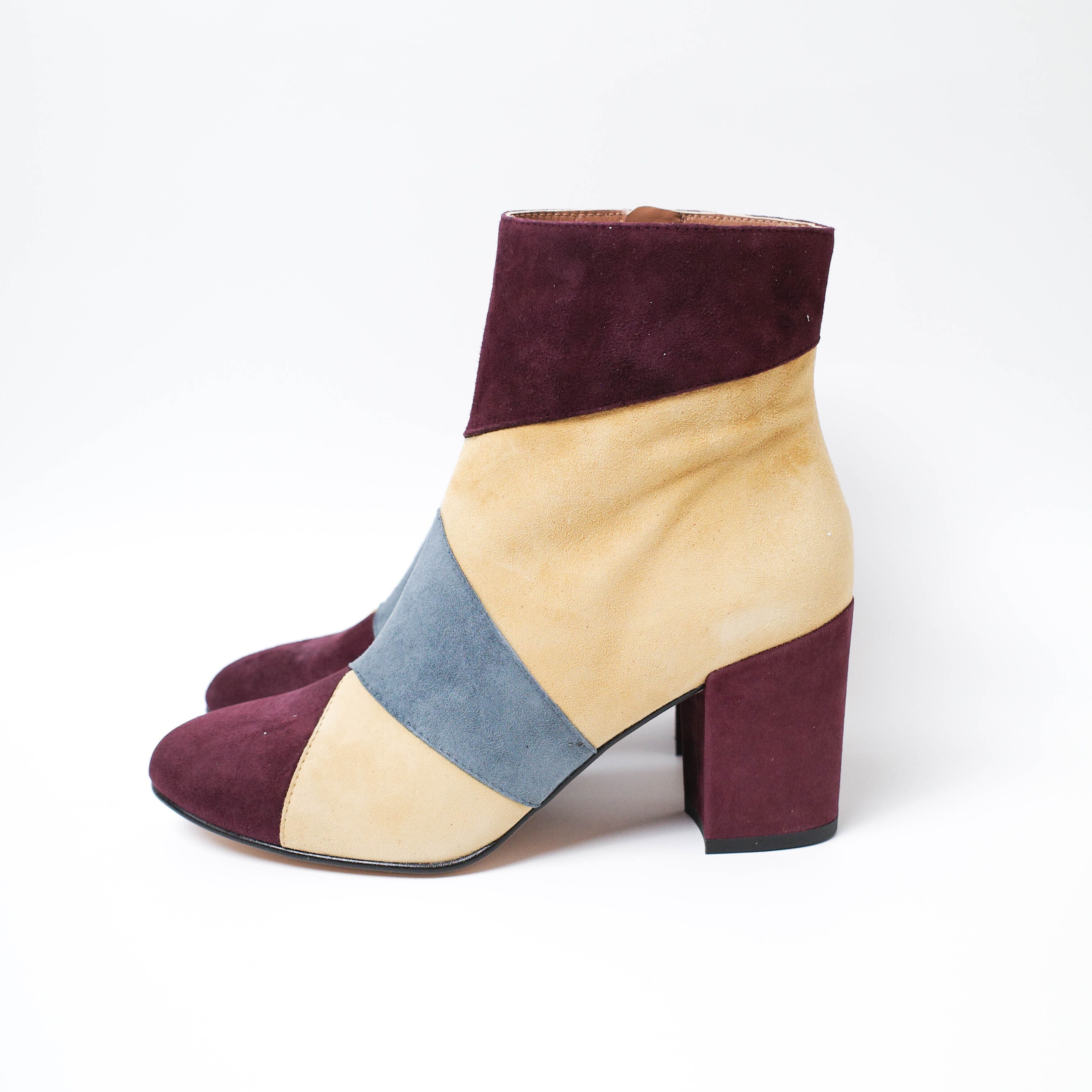 [NEW] STEFANNO BRUNNIS　GOAT SUEDE SHORT BOOTS 53184-2-01317