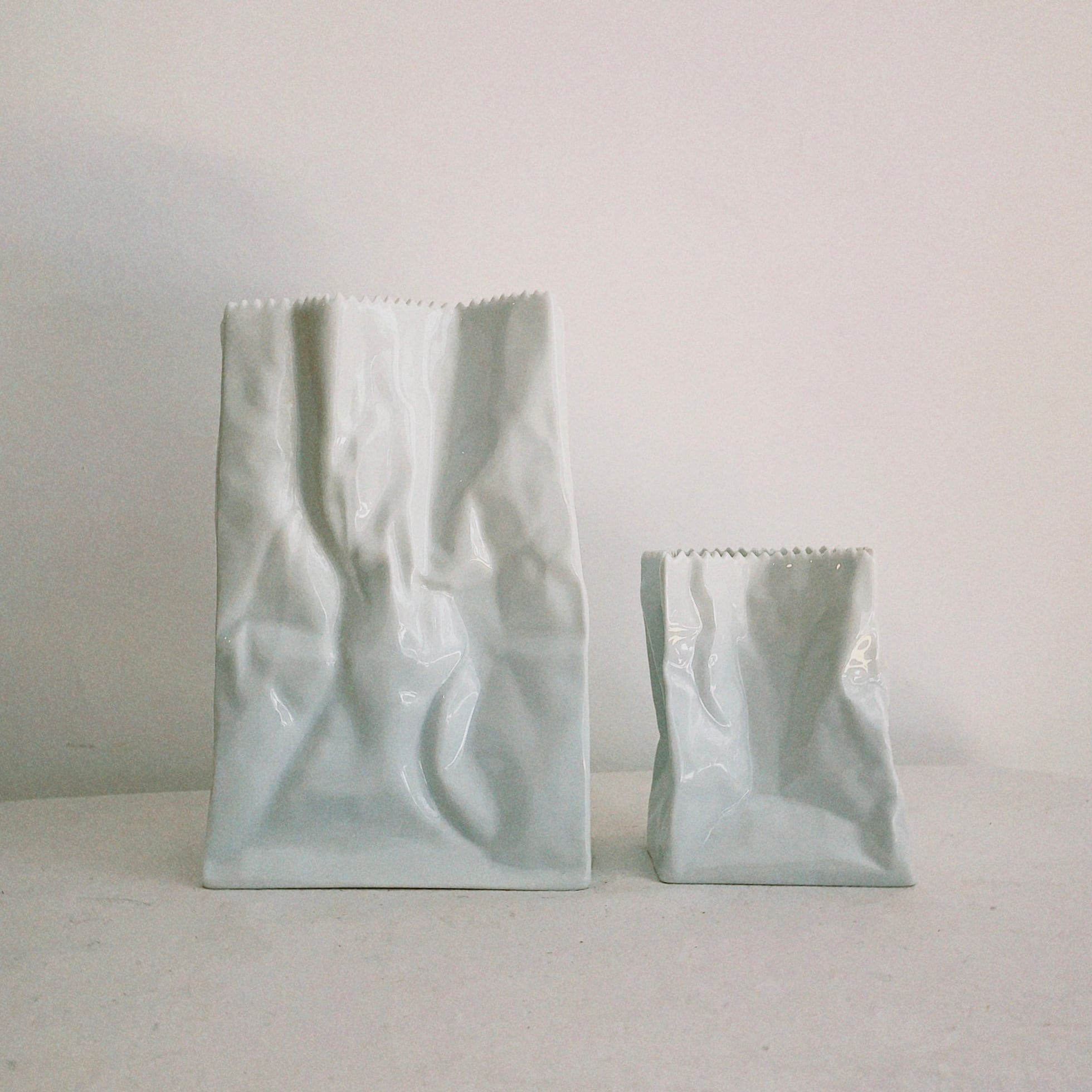 レア‼【未使用】 ローゼンタール(PAPER BAG VASE) フラワーベース Rosenthal Paper Bag Vase - 24 For Sale on 1stDibs レア‼【未使用