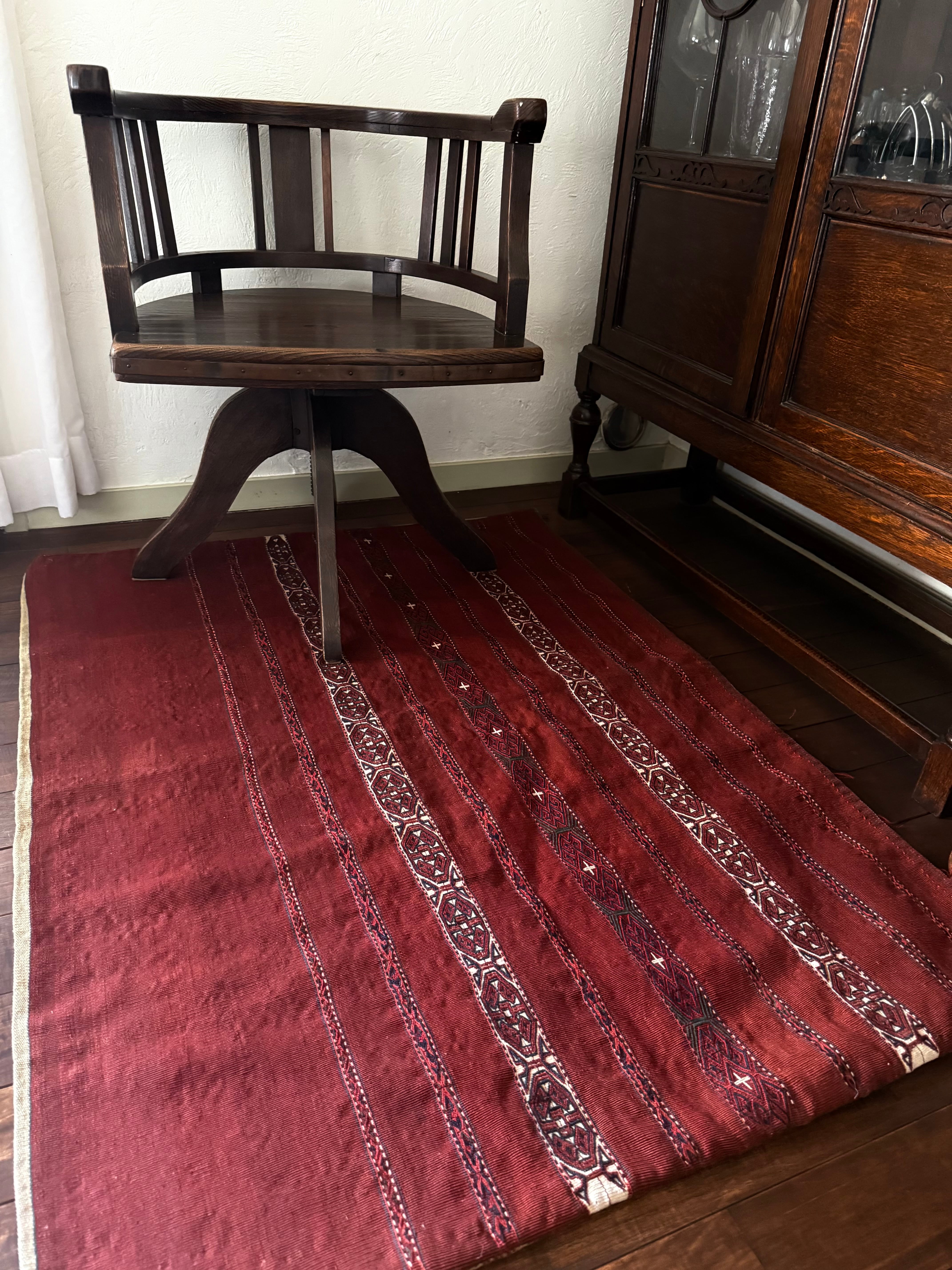 ヴィンテージ チチム キリム エクリュ 01 Vintage Cicim Kilim ecru ヴィンテージ チチム キリム エクリュ
