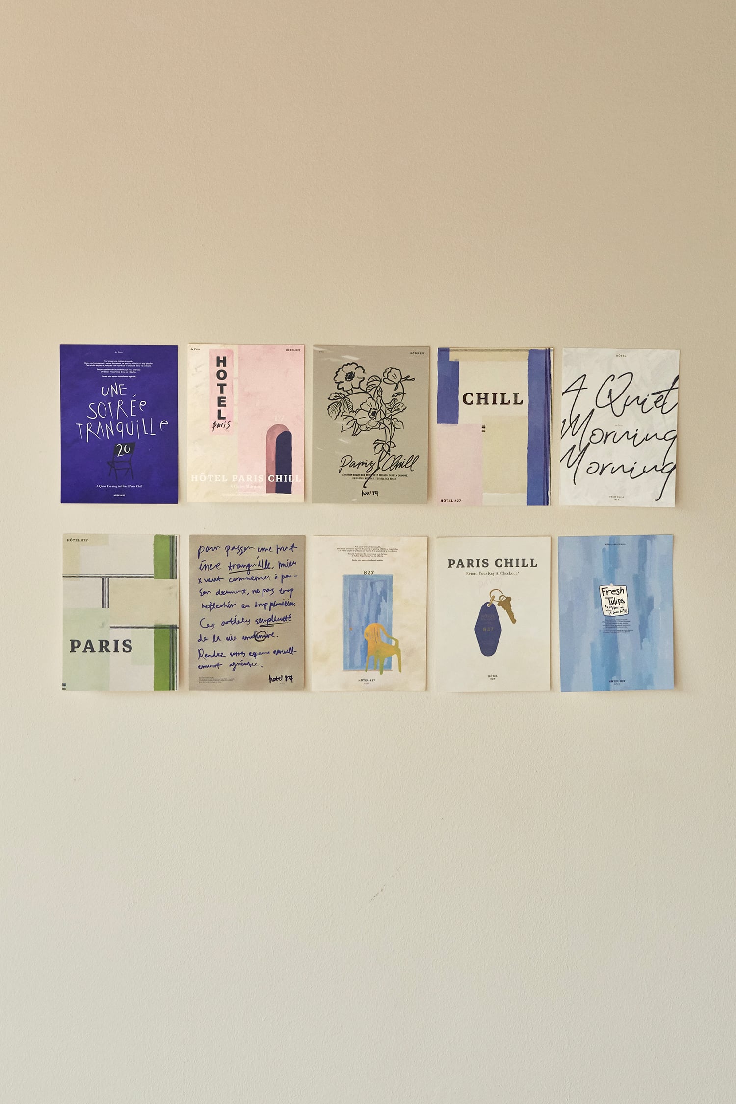 韓国雑貨】hotel827. return your key postcardポストカード | U-Style